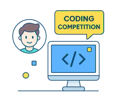 In‑school coding competition icon